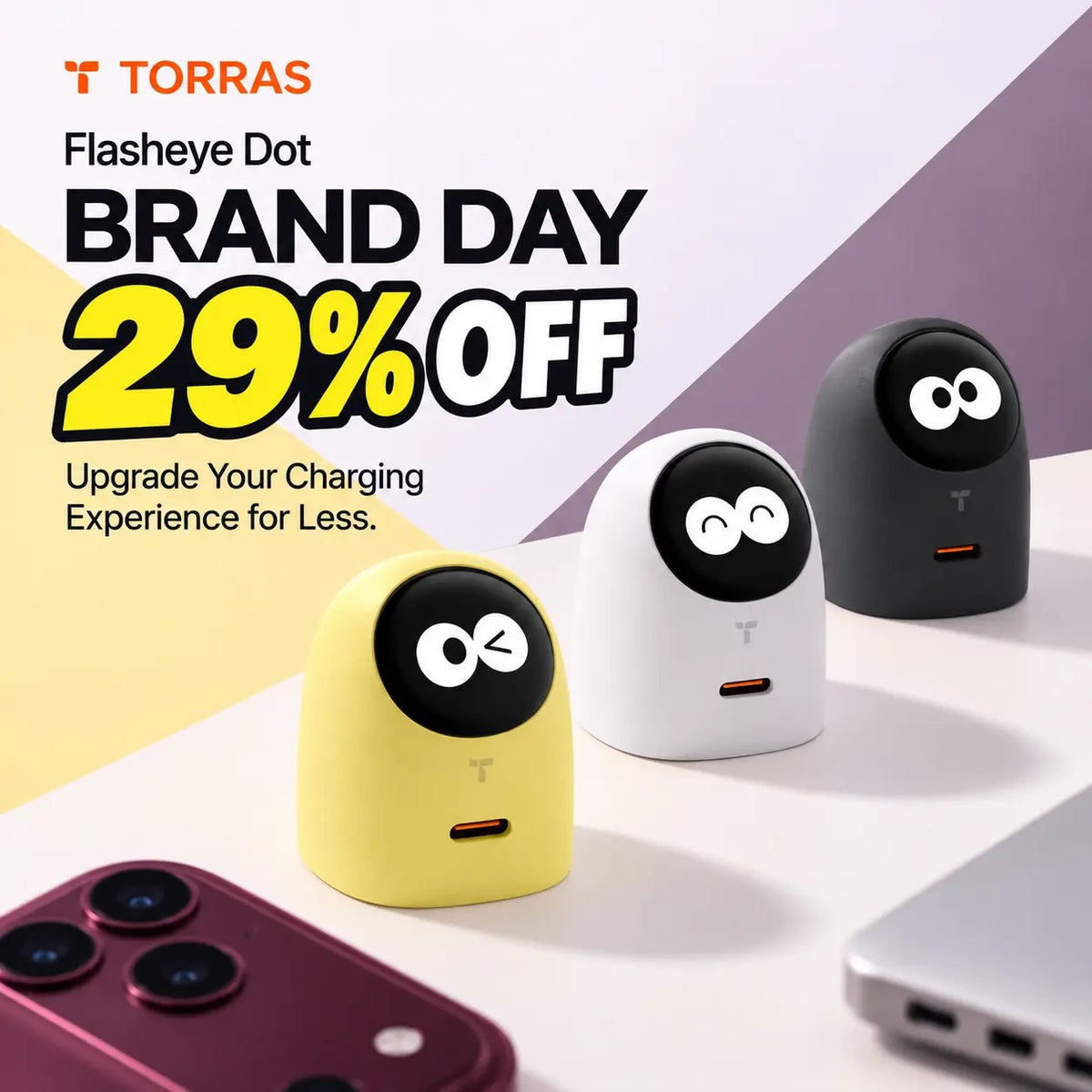 🔥Order Now & Get a FREE Charging Cable 🎁 45W Smart Display USB-C PD Fast Charger