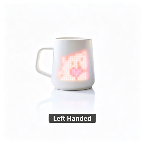 Limited Quantity ⏳ Smart Pixel LED Mug · App-Controlled DIY Animation · Ceramic Couple Gift 🌺🕯️