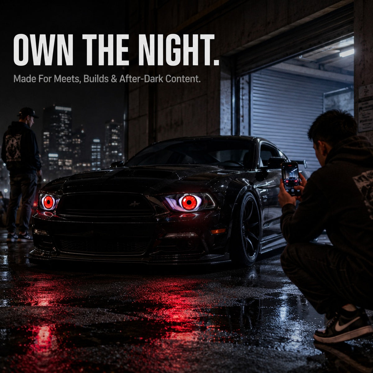🔥 Limited Time 50% OFF😈ED Headlights with Animated Evil Eyes