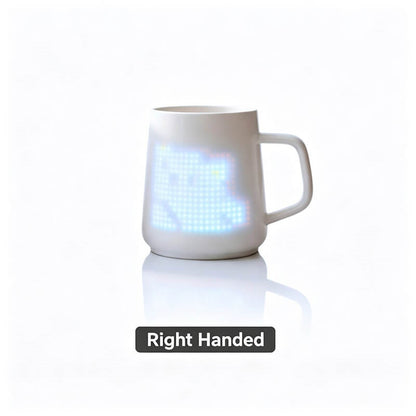Limited Quantity ⏳ Smart Pixel LED Mug · App-Controlled DIY Animation · Ceramic Couple Gift 🌺🕯️