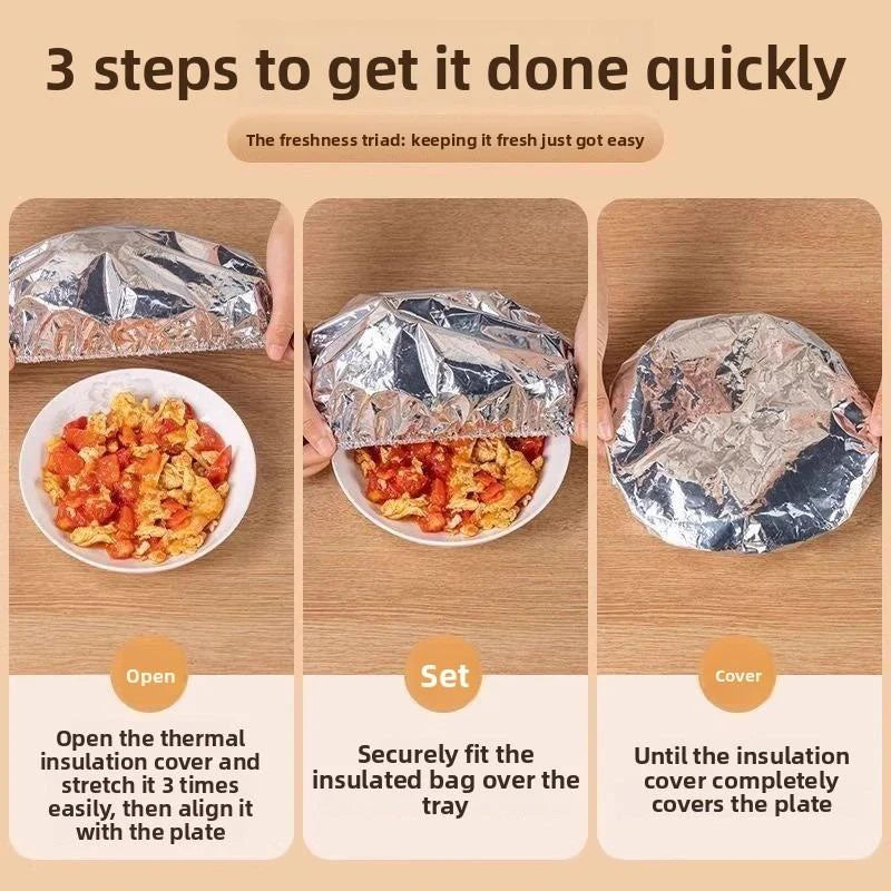 🥳2026 HOT SALE🥳💞50K+ SOLD!✨ 💝Aluminum Foil Heat-retaining Cover