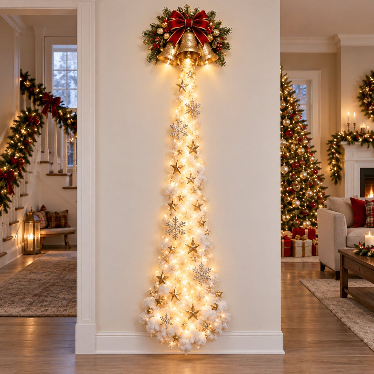 ✨Kerstmagie wandlamp - Een vleugje kerstmagie direct aan je muur✨