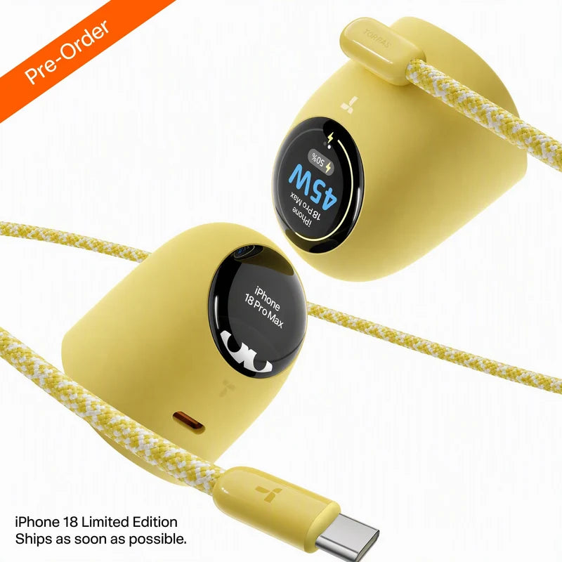 🔥Order Now & Get a FREE Charging Cable 🎁 45W Smart Display USB-C PD Fast Charger